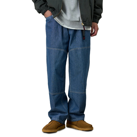 Gramicci Japanese Chambray Double Knee Blue