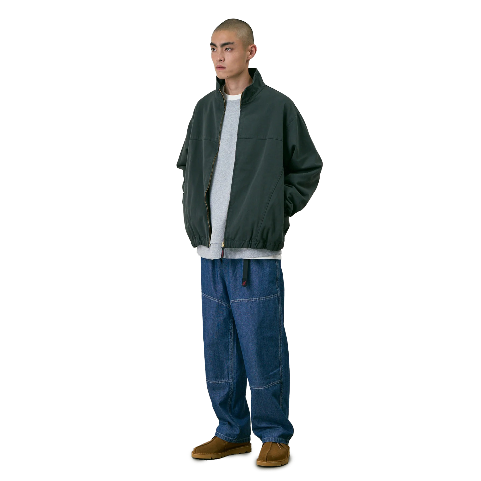Gramicci Japanese Chambray Double Knee Blue