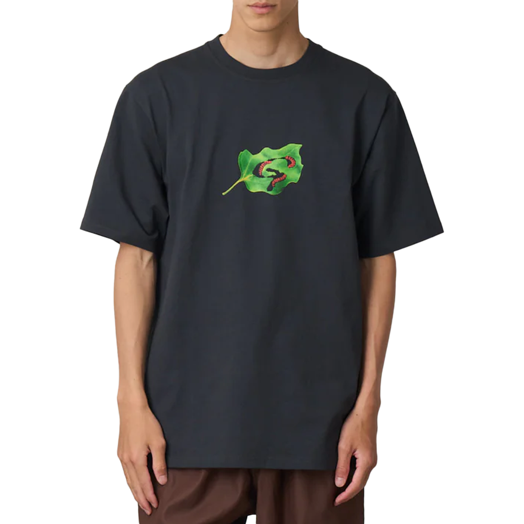 Gramicci Leaf Tee Vintage Black G5FU-T084