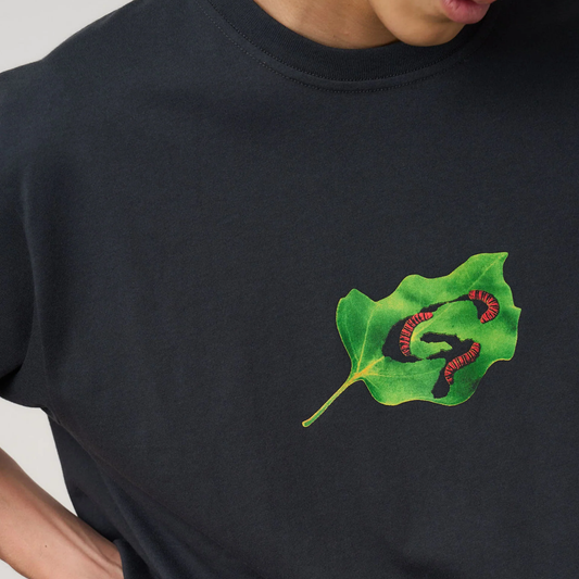Gramicci Leaf Tee Vintage Black G5FU-T084