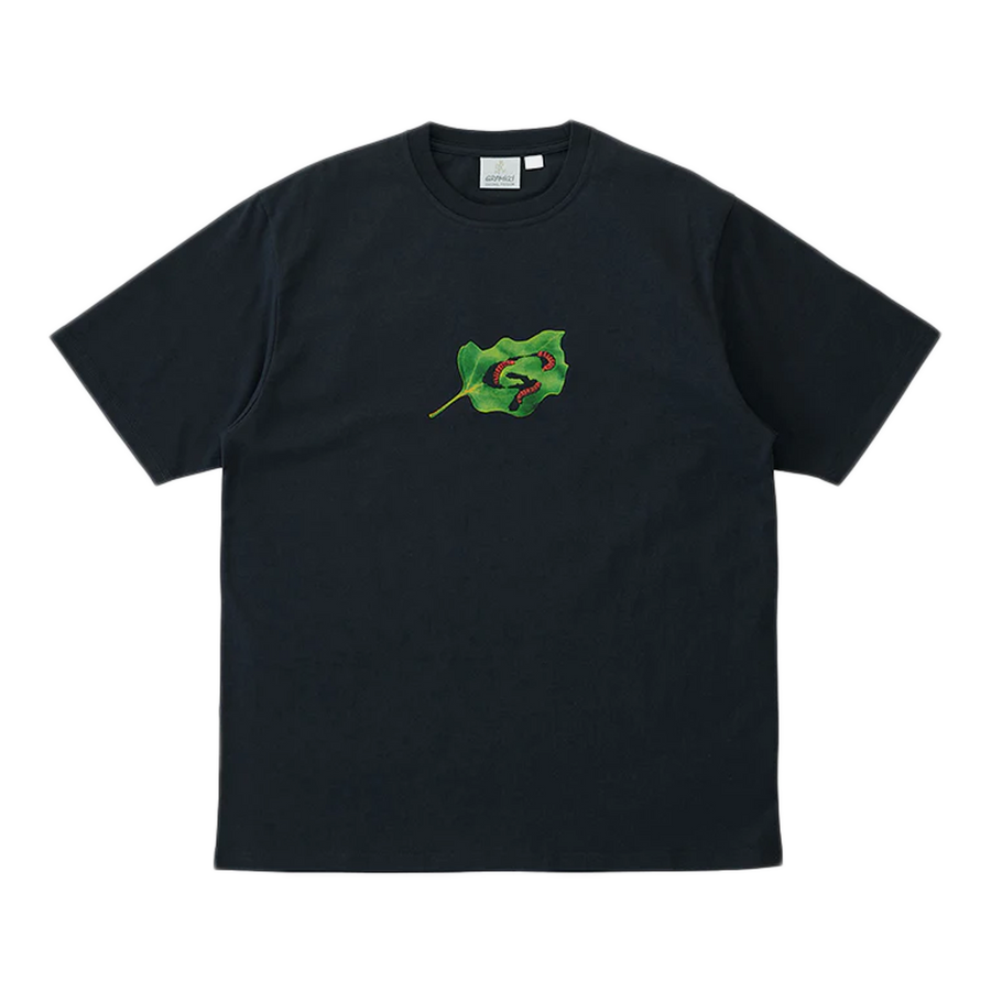 Gramicci Leaf Tee Vintage Black G5FU-T084