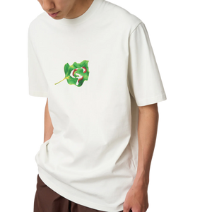 Gramicci Leaf Tee Vintage White G5FU-T084