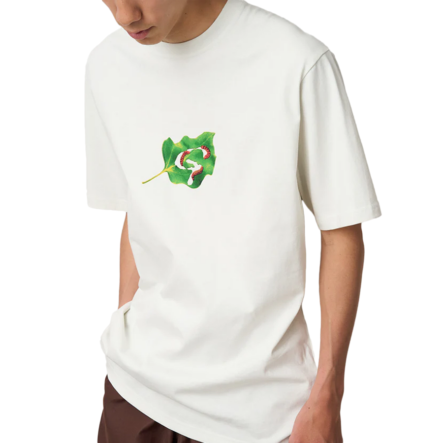 Gramicci Leaf Tee Vintage White G5FU-T084