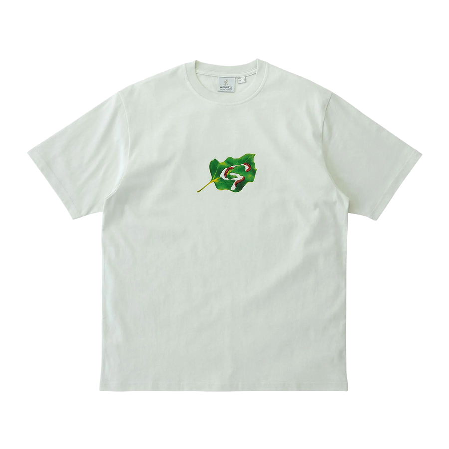 Gramicci Leaf Tee Vintage White G5FU-T084