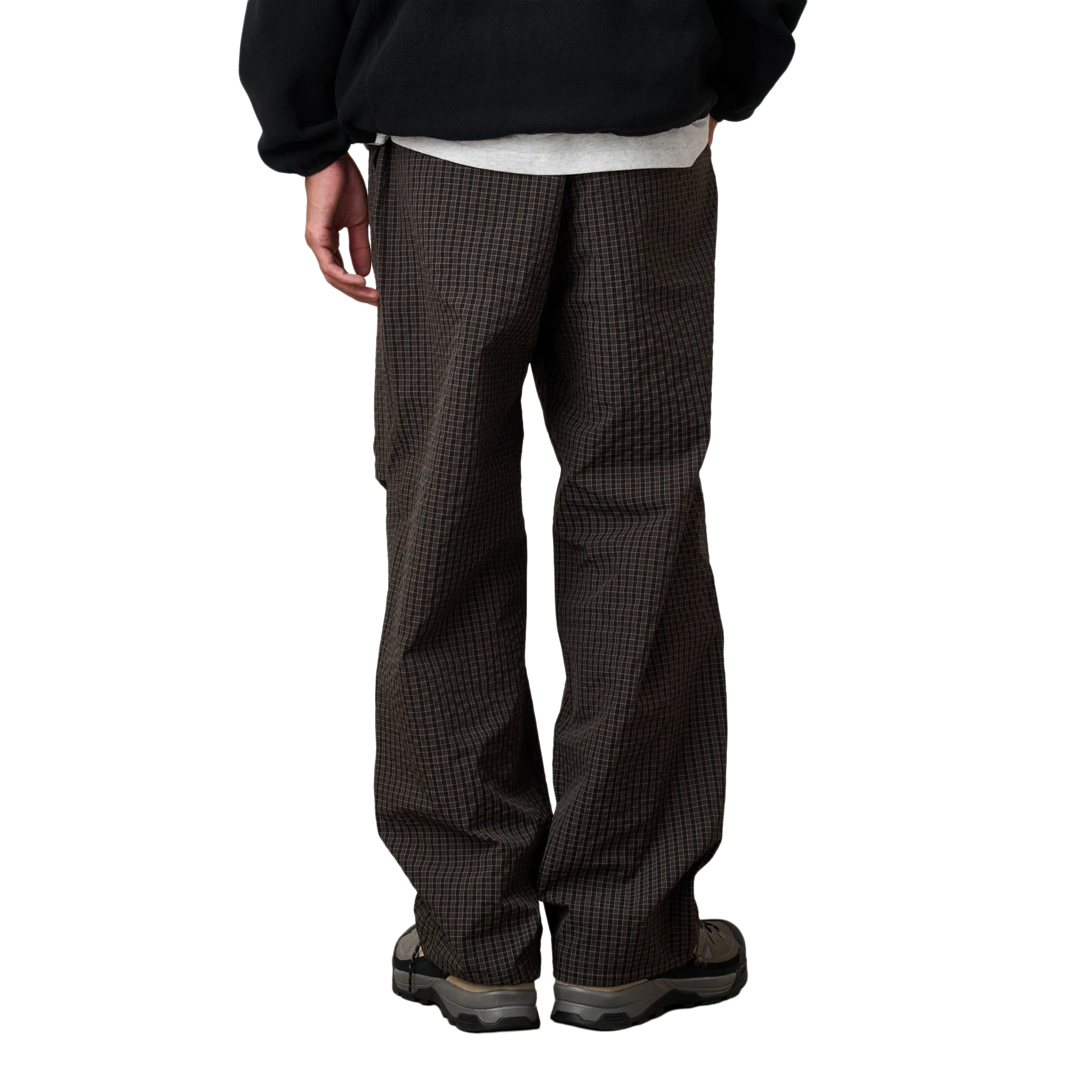 Gramicci Northside Plaid Pant Deep Brown G5FM-P010