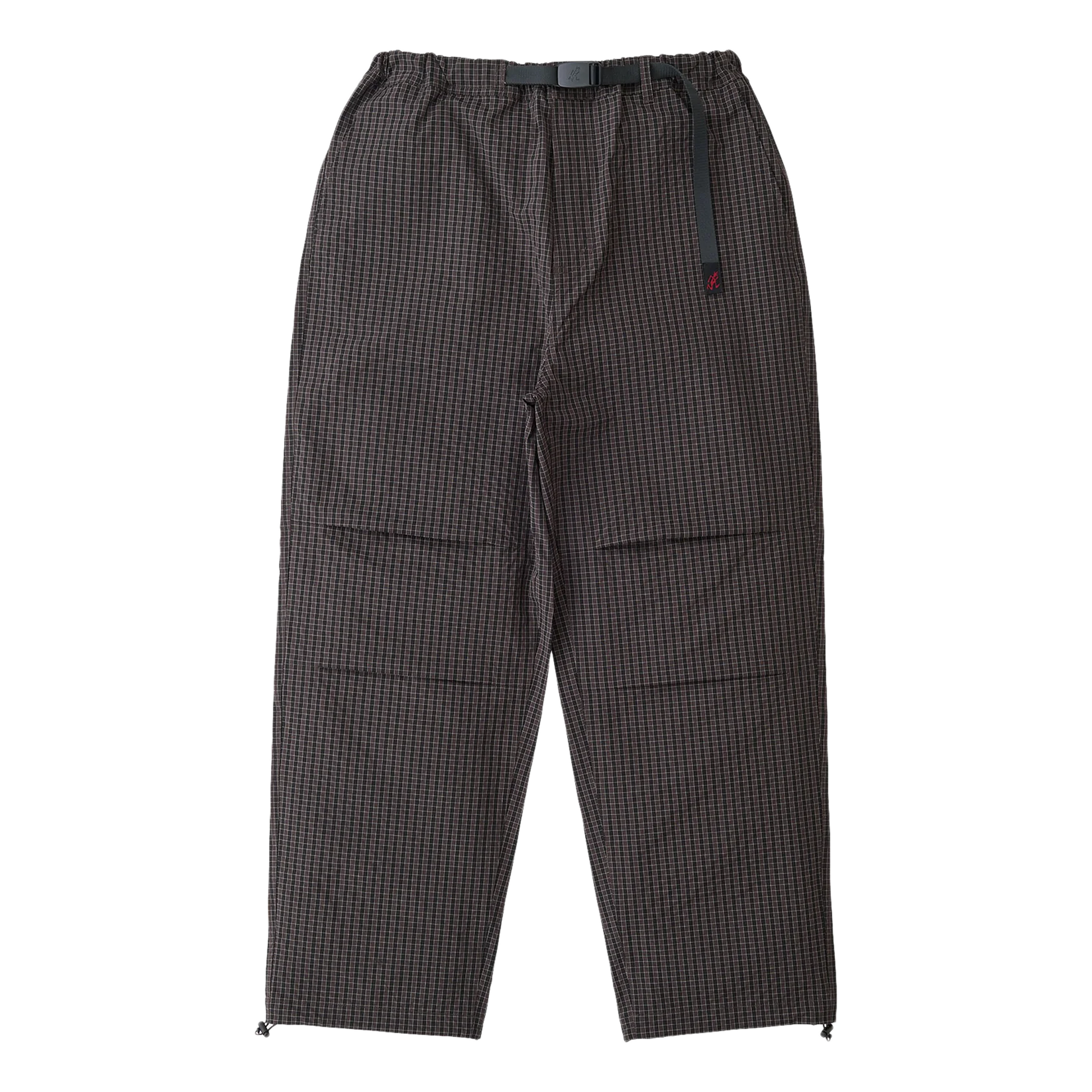 Gramicci Northside Plaid Pant Deep Brown G5FM-P010