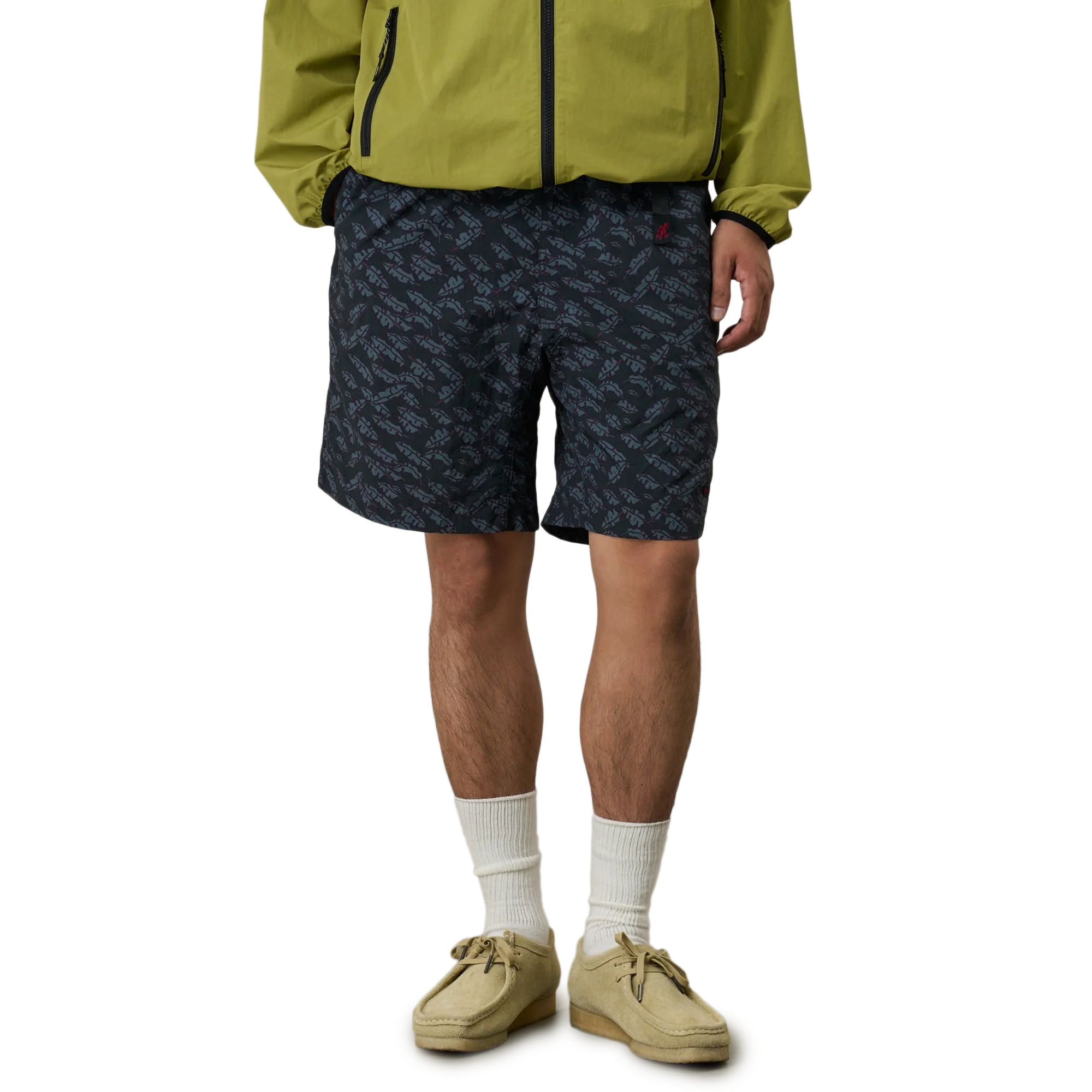 Gramicci Nylon Packable G-Short Navy Leaf