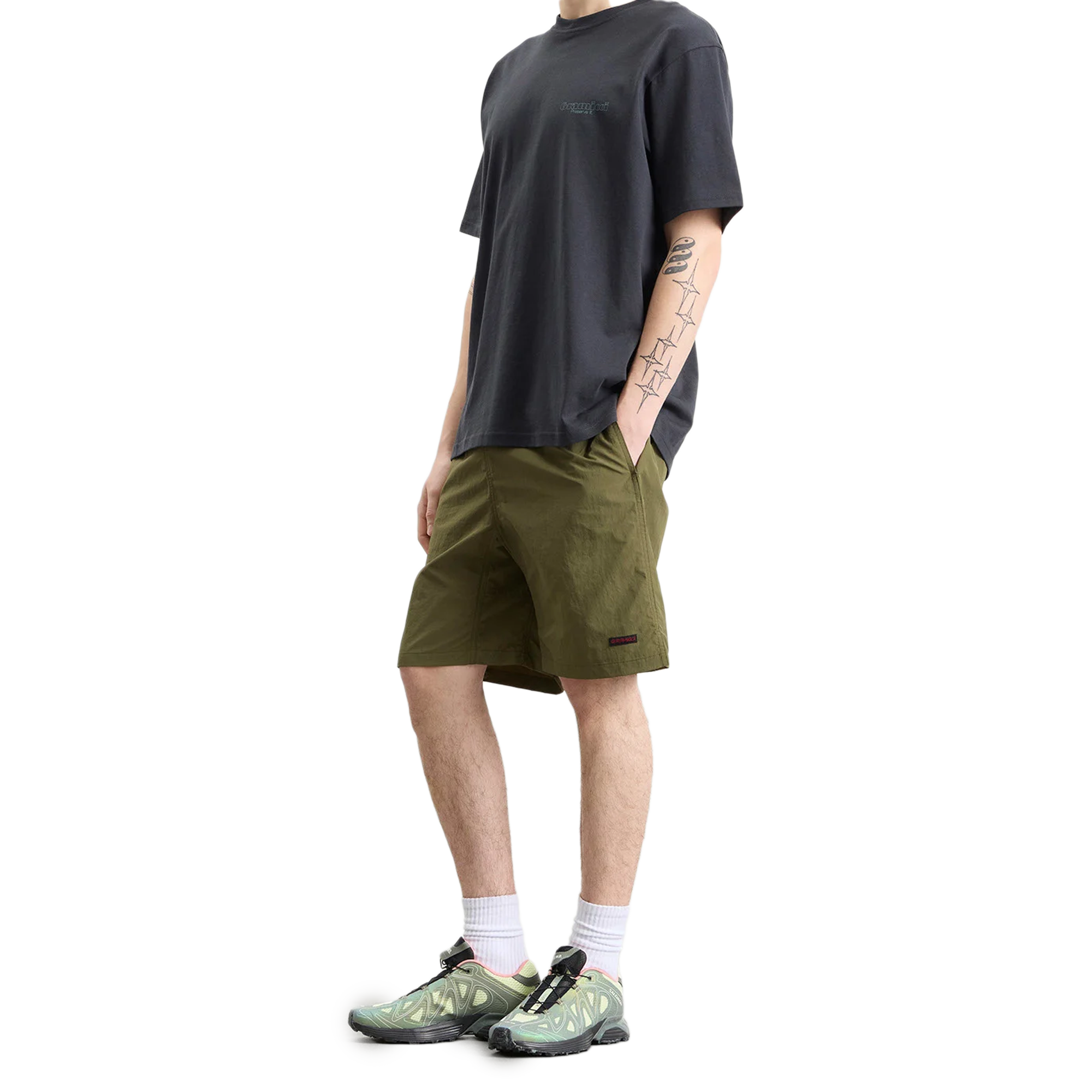 Gramicci Nylon Packable G-Short Olive