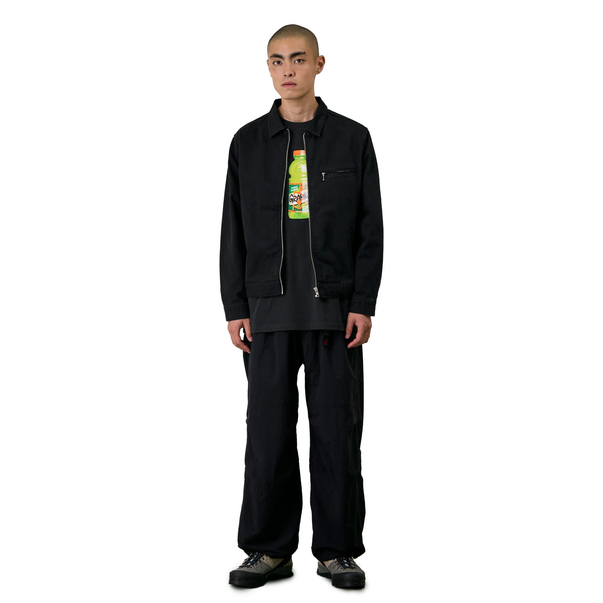 Gramicci Nylon Paneled Trek Pant Black