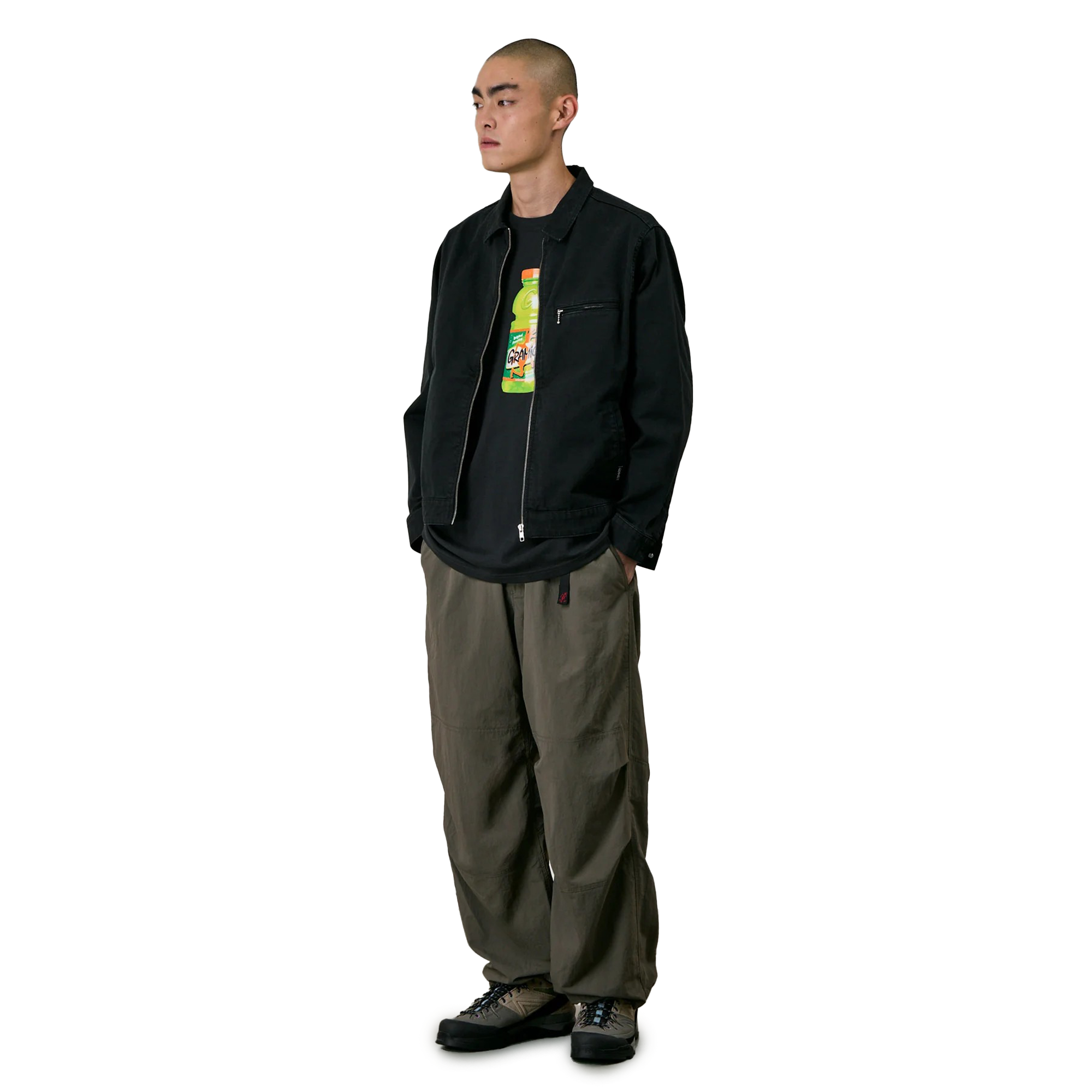 Gramicci Nylon Paneled Trek Pant Granite