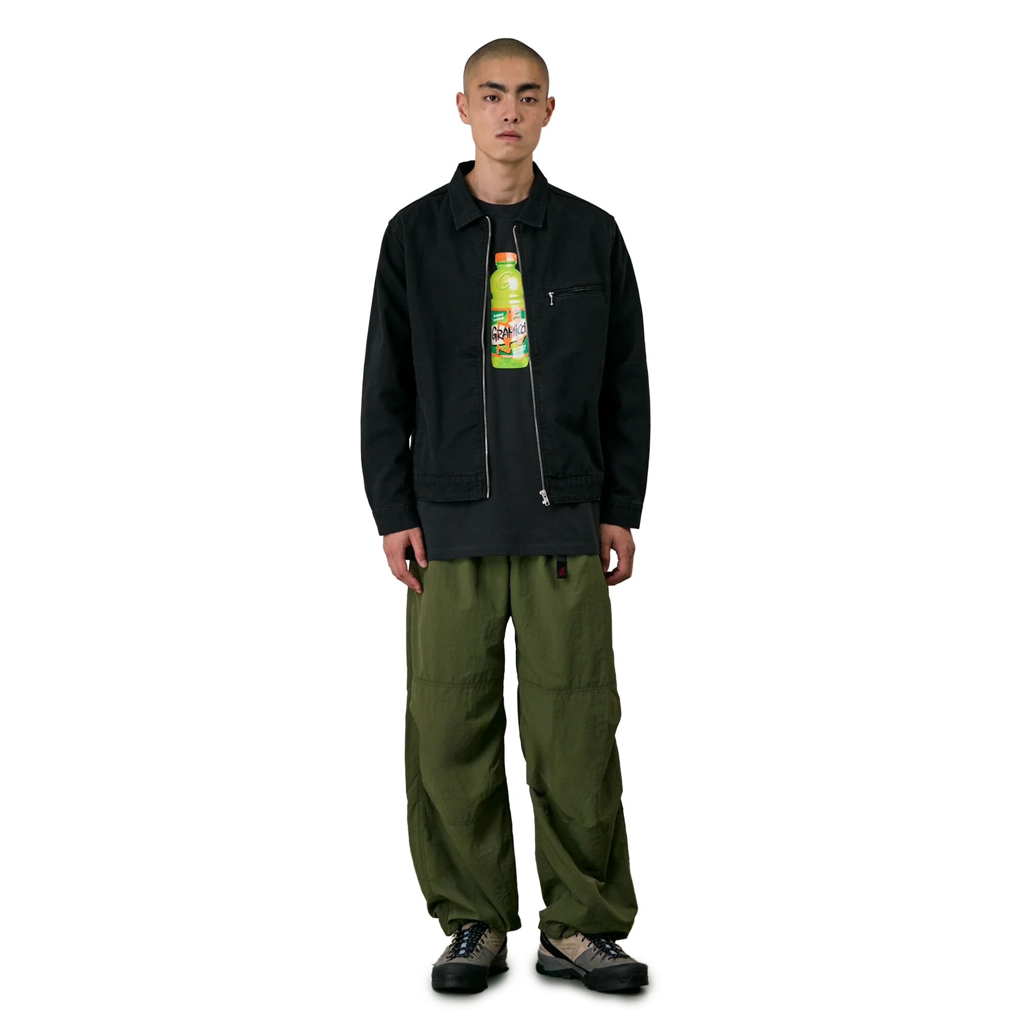 Gramicci Nylon Paneled Trek Pant Olive