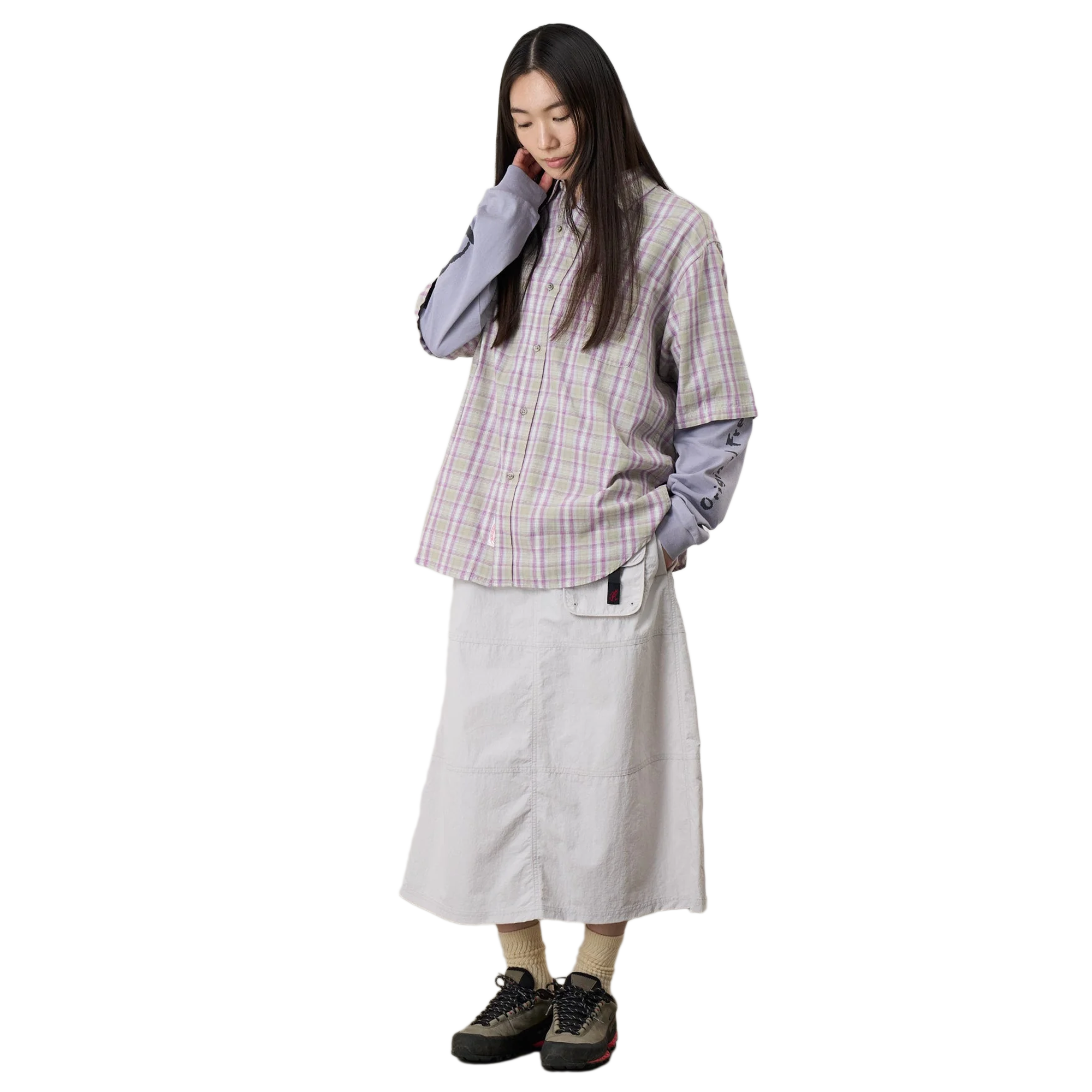 Gramicci Nylon Utility Skirt Ecru