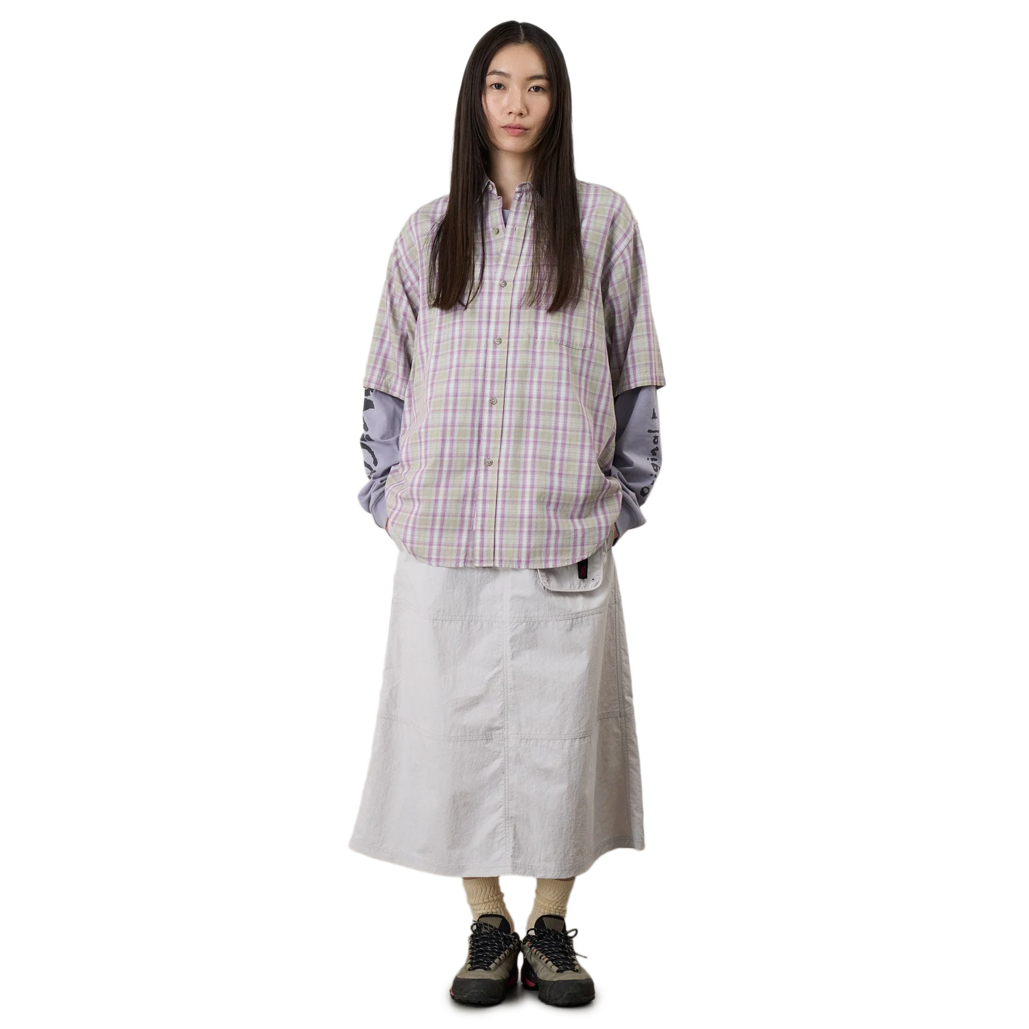 Gramicci Nylon Utility Skirt Ecru