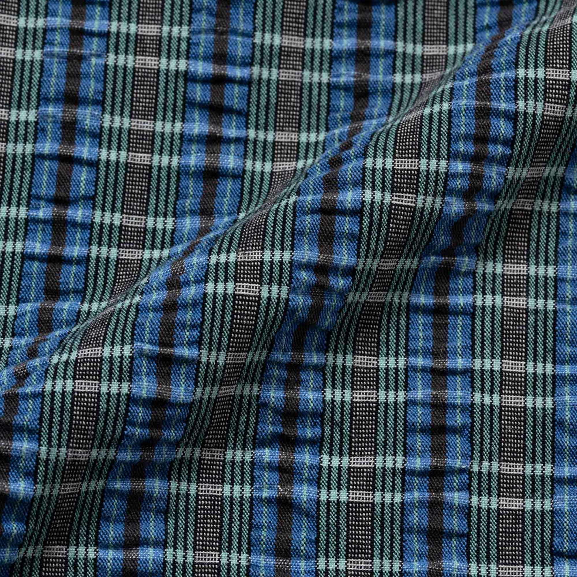 Gramicci O.G. G-Short Seersucker Plaid Multi Stripe