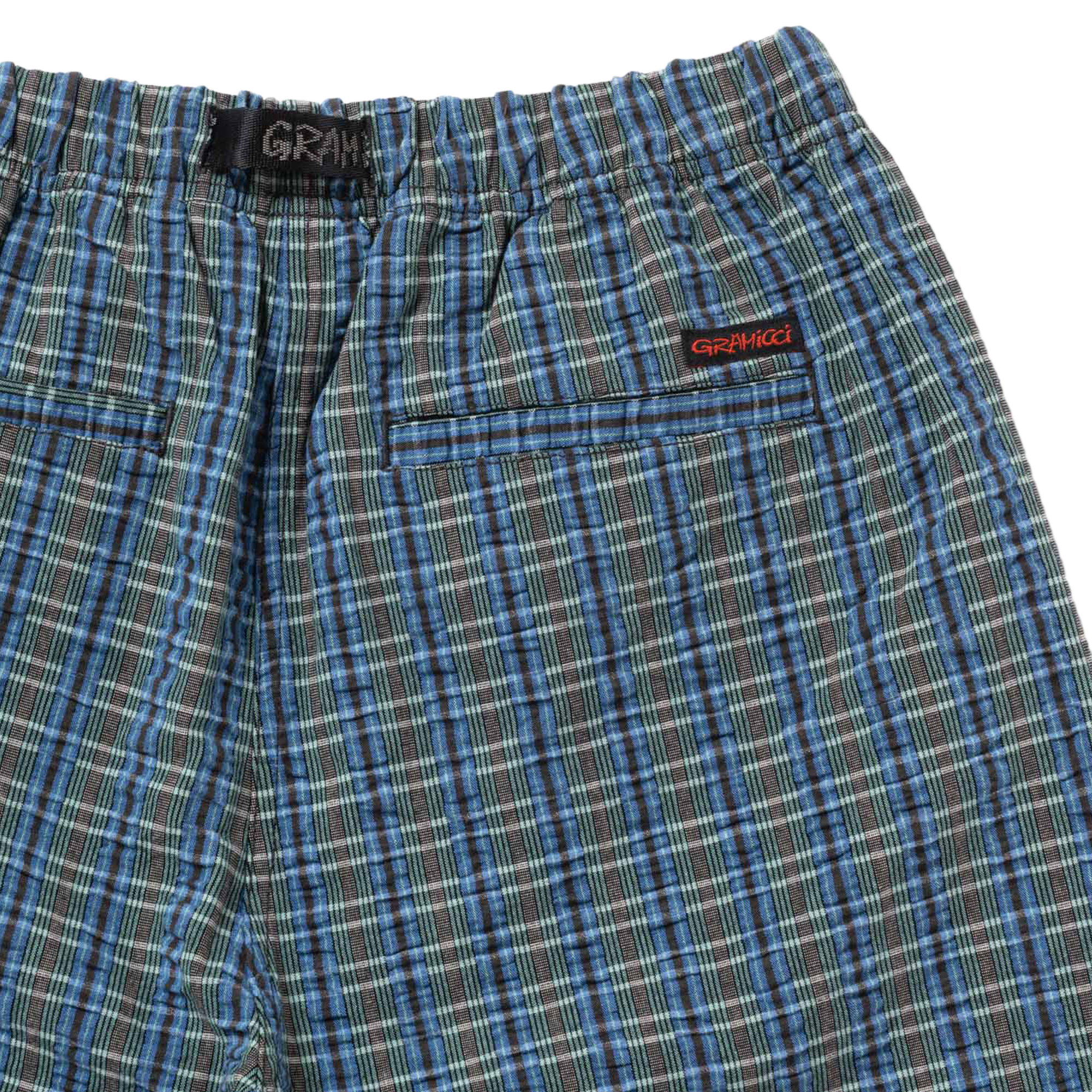 Gramicci O.G. G-Short Seersucker Plaid Multi Stripe