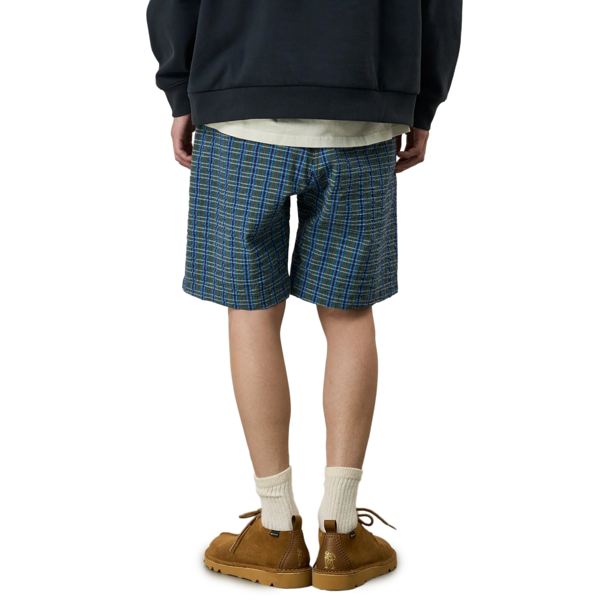 Gramicci O.G. G-Short Seersucker Plaid Multi Stripe