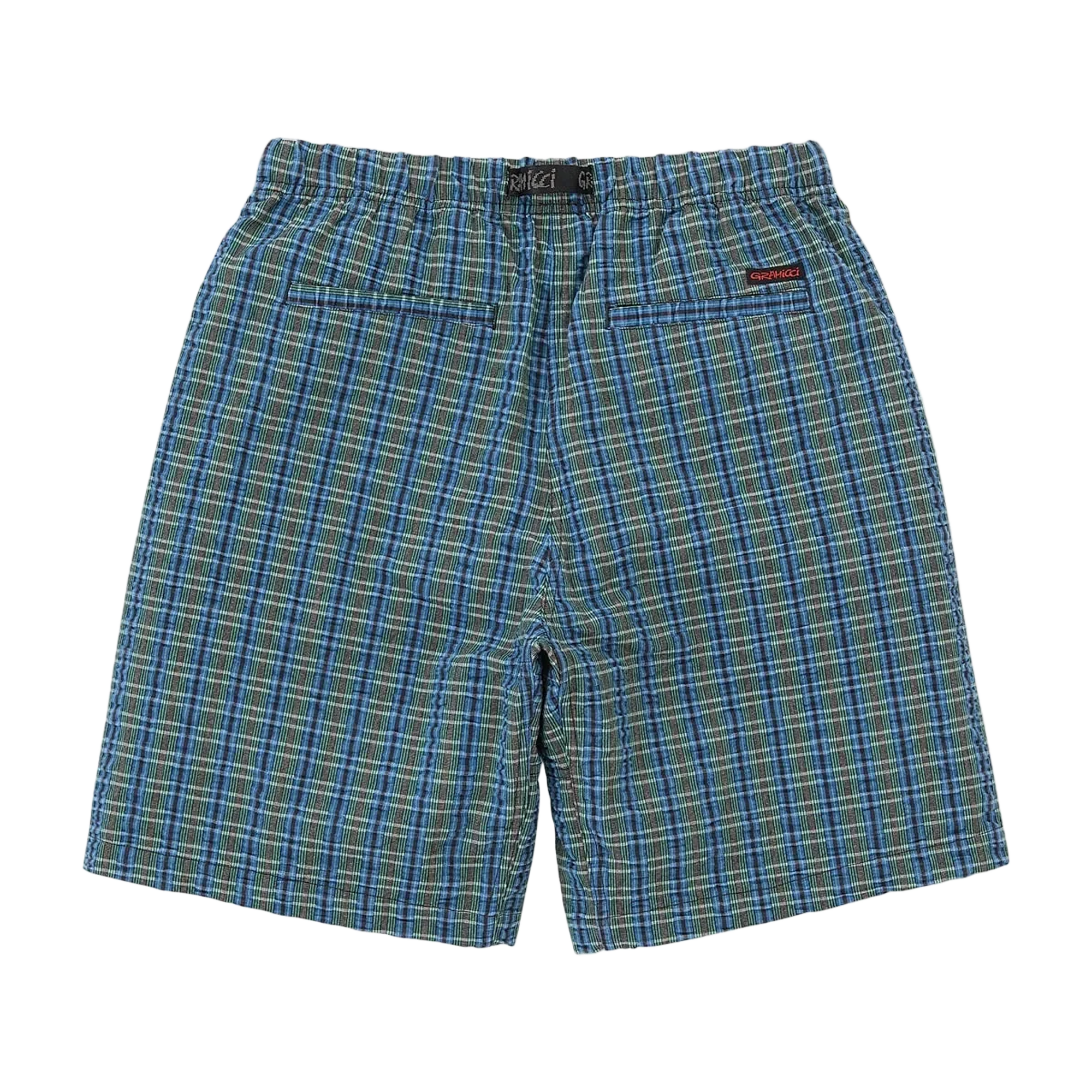 Gramicci O.G. G-Short Seersucker Plaid Multi Stripe