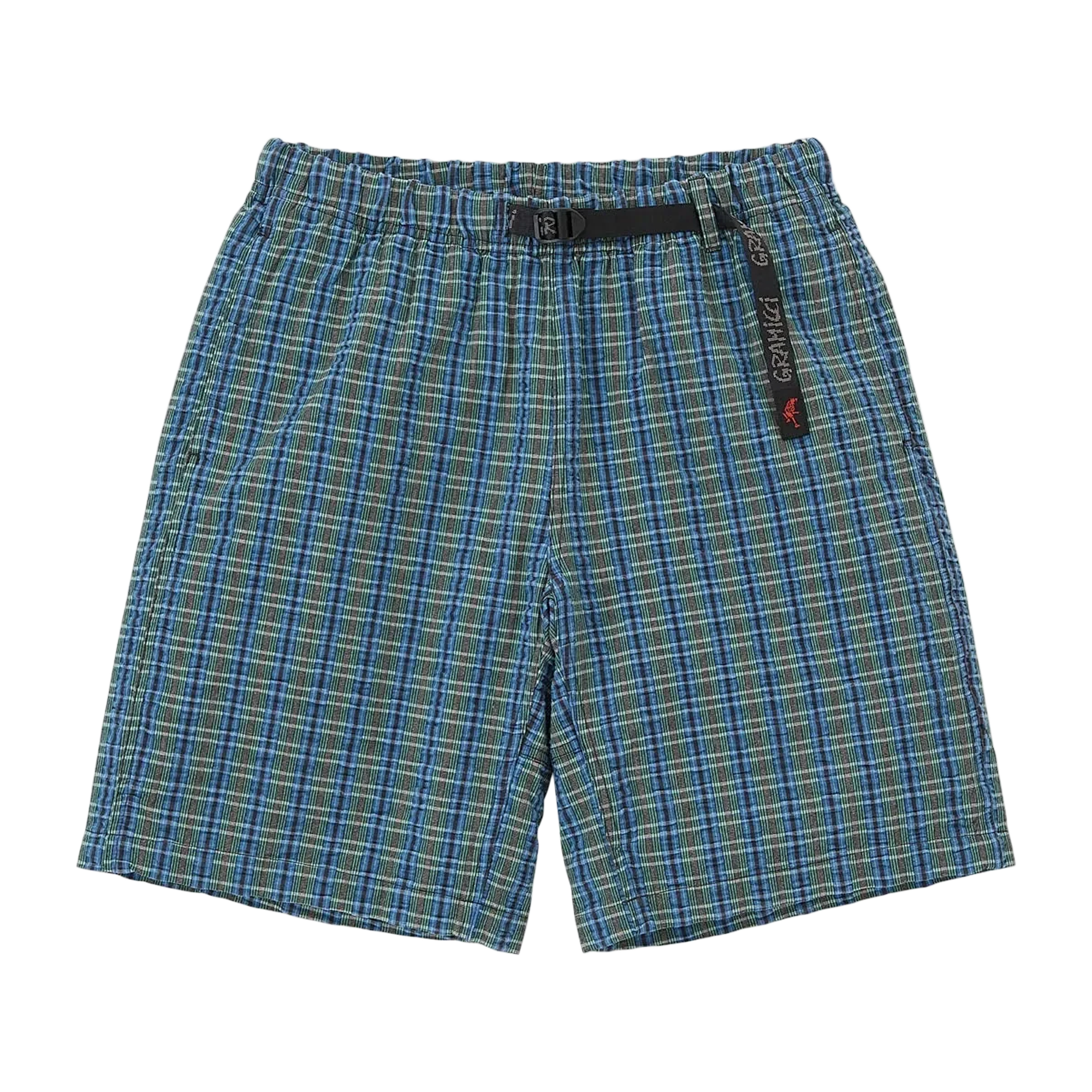 Gramicci O.G. G-Short Seersucker Plaid Multi Stripe