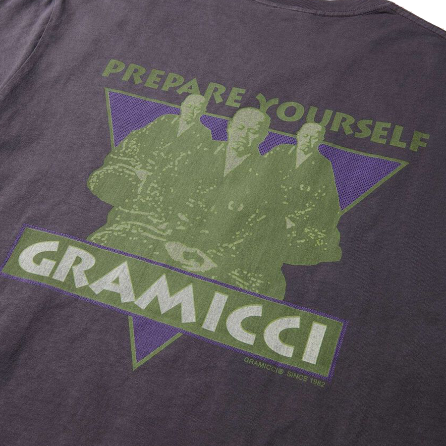 Gramicci Prepare Yourself Zen Tee Pigment Dyed Pavement G5SU-T014-D