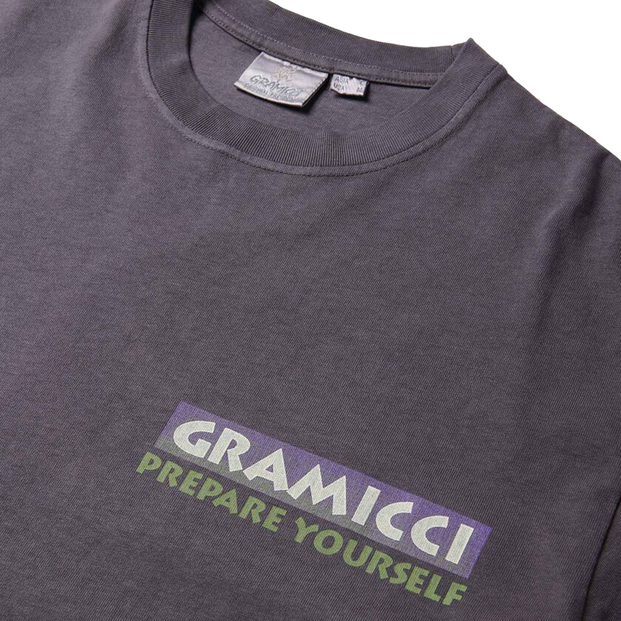 Gramicci Prepare Yourself Zen Tee Pigment Dyed Pavement G5SU-T014-D