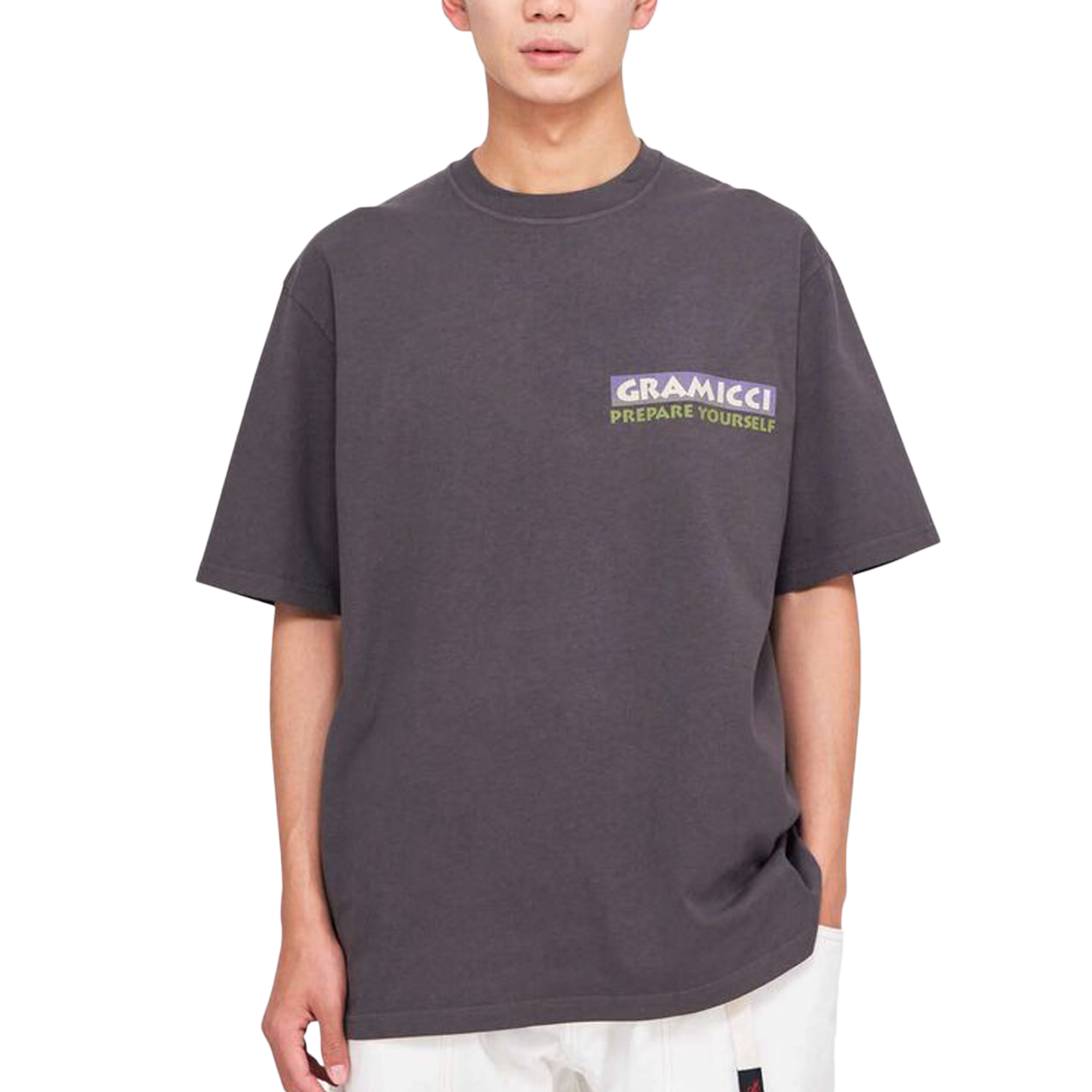 Gramicci Prepare Yourself Zen Tee Pigment Dyed Pavement G5SU-T014-D