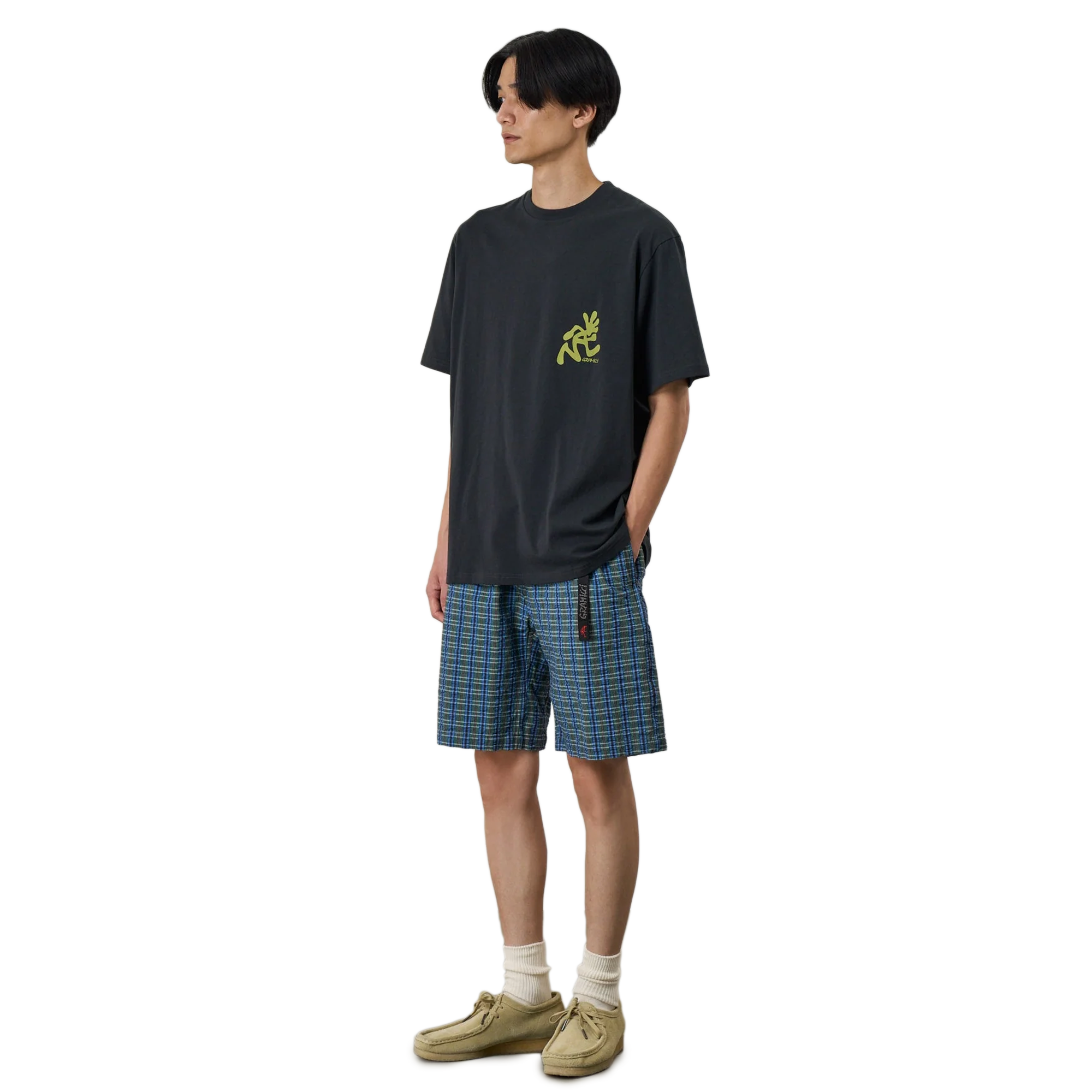 Gramicci Running Man T-Shirt Vintage Black