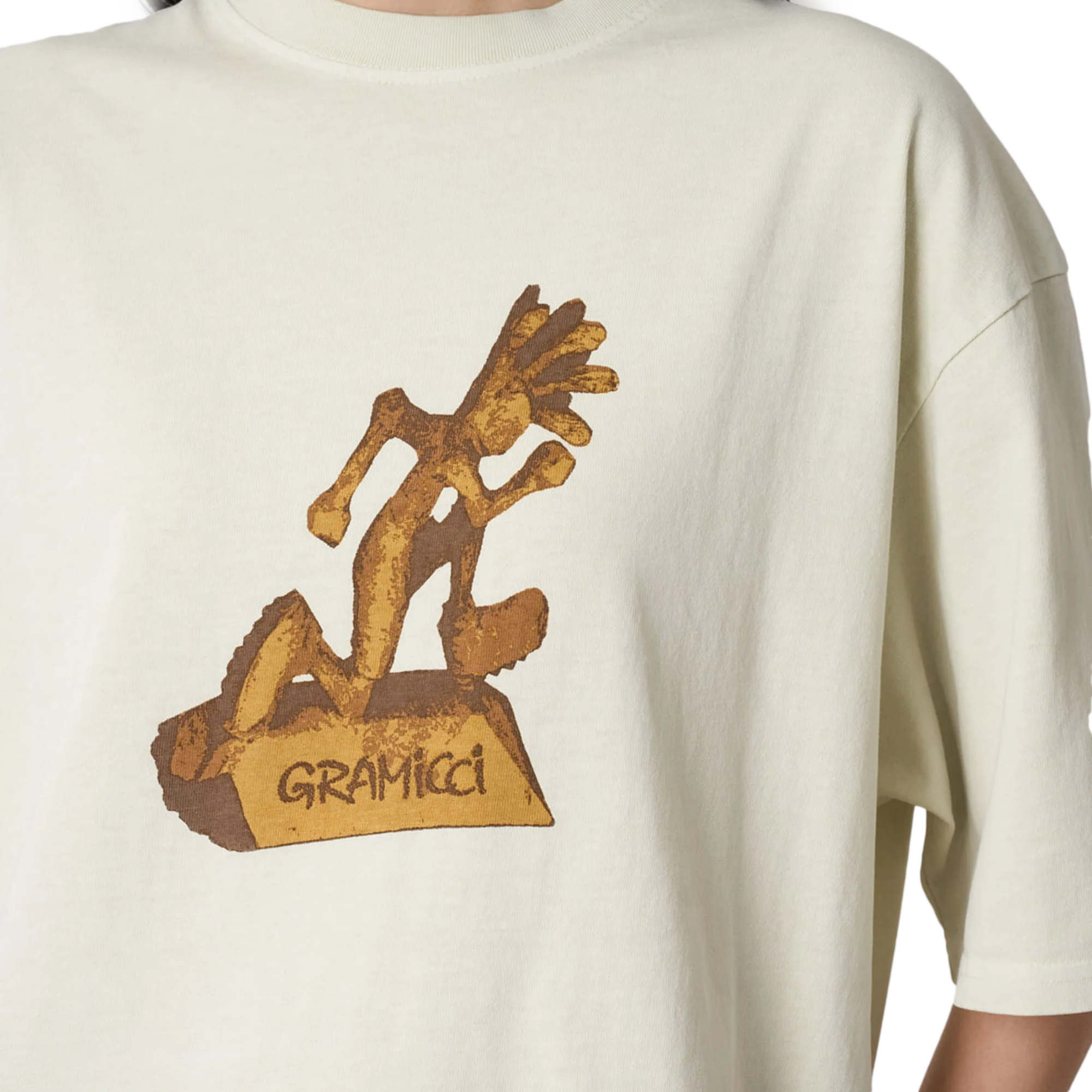 Gramicci Sculpture Tee Natural Pigment G5FU-T136