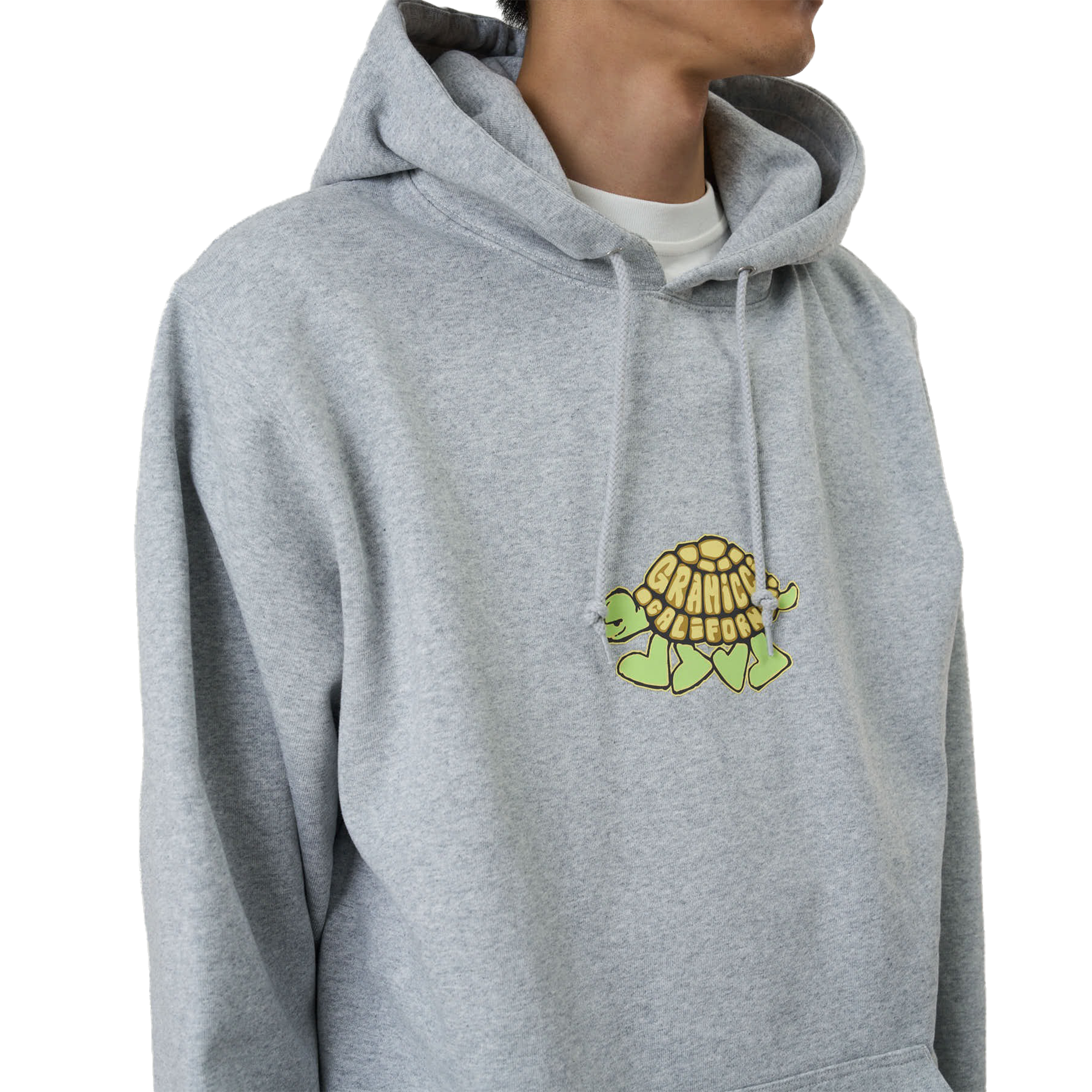 Gramicci Turtle Hooded Sweatshirt Heather Grey