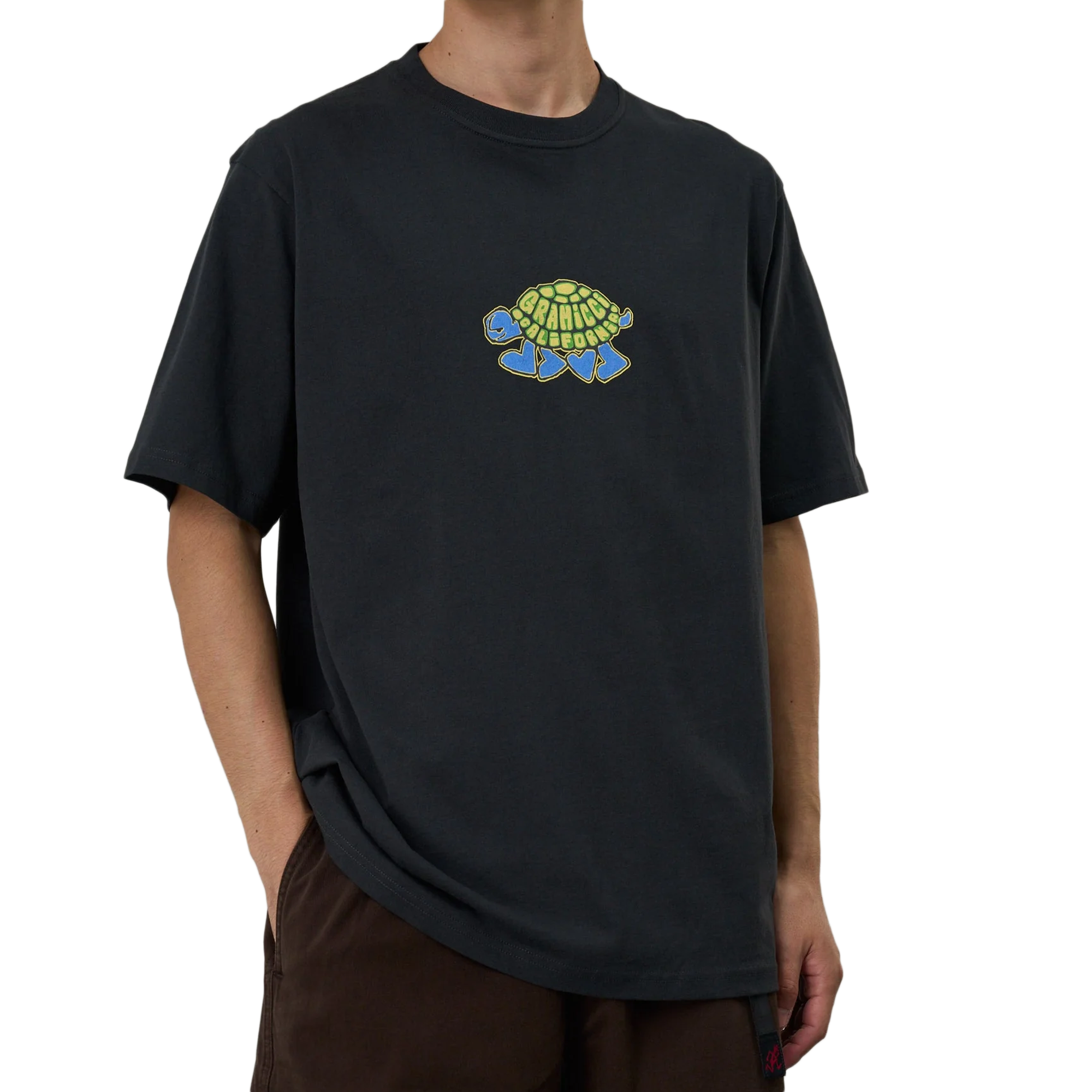 Gramicci Turtle T-Shirt Vintage Black
