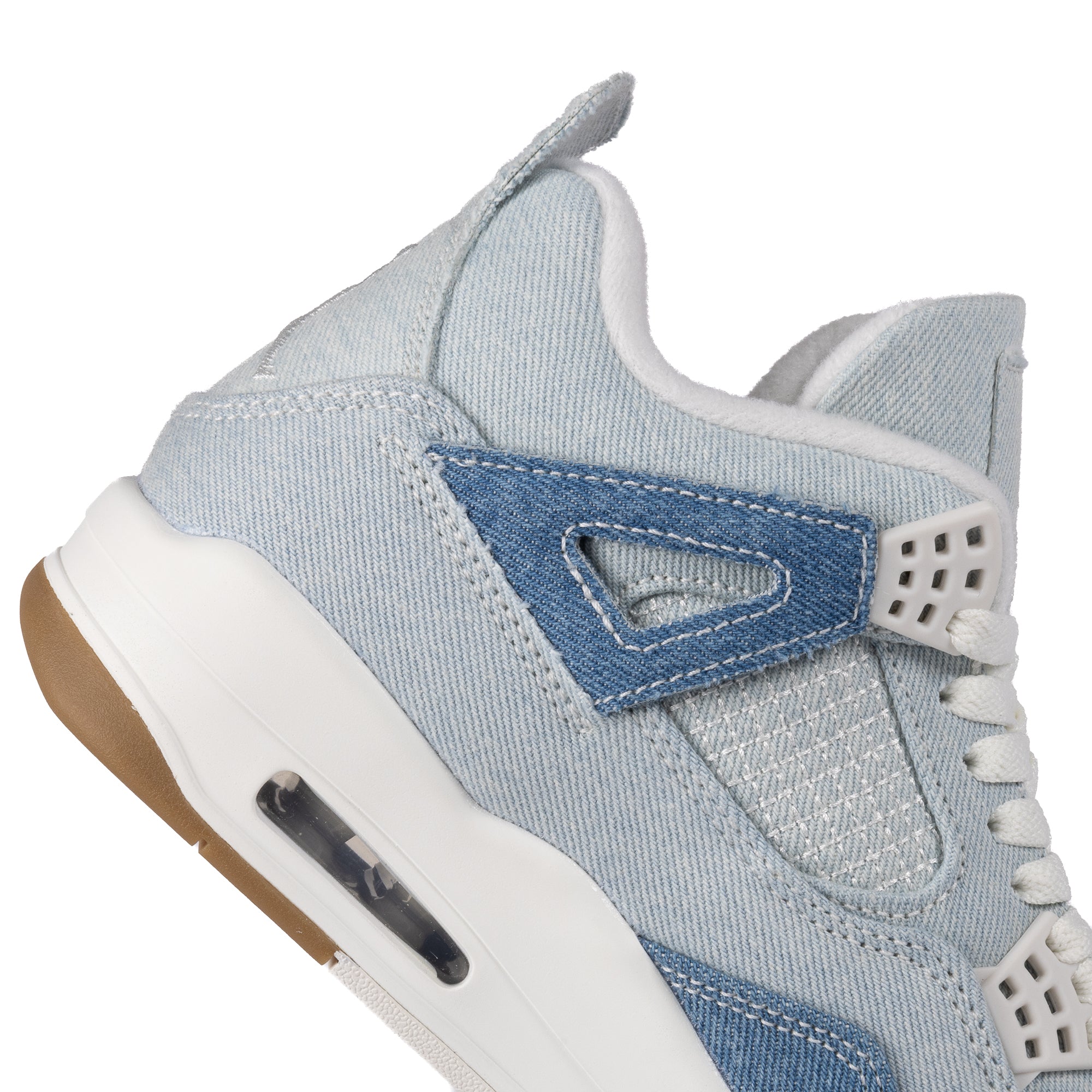 Nike Air Jordan 4 Retro "Worn Blue Denim" Sail/Gum Light Brown/Worn Blue IB6716-100