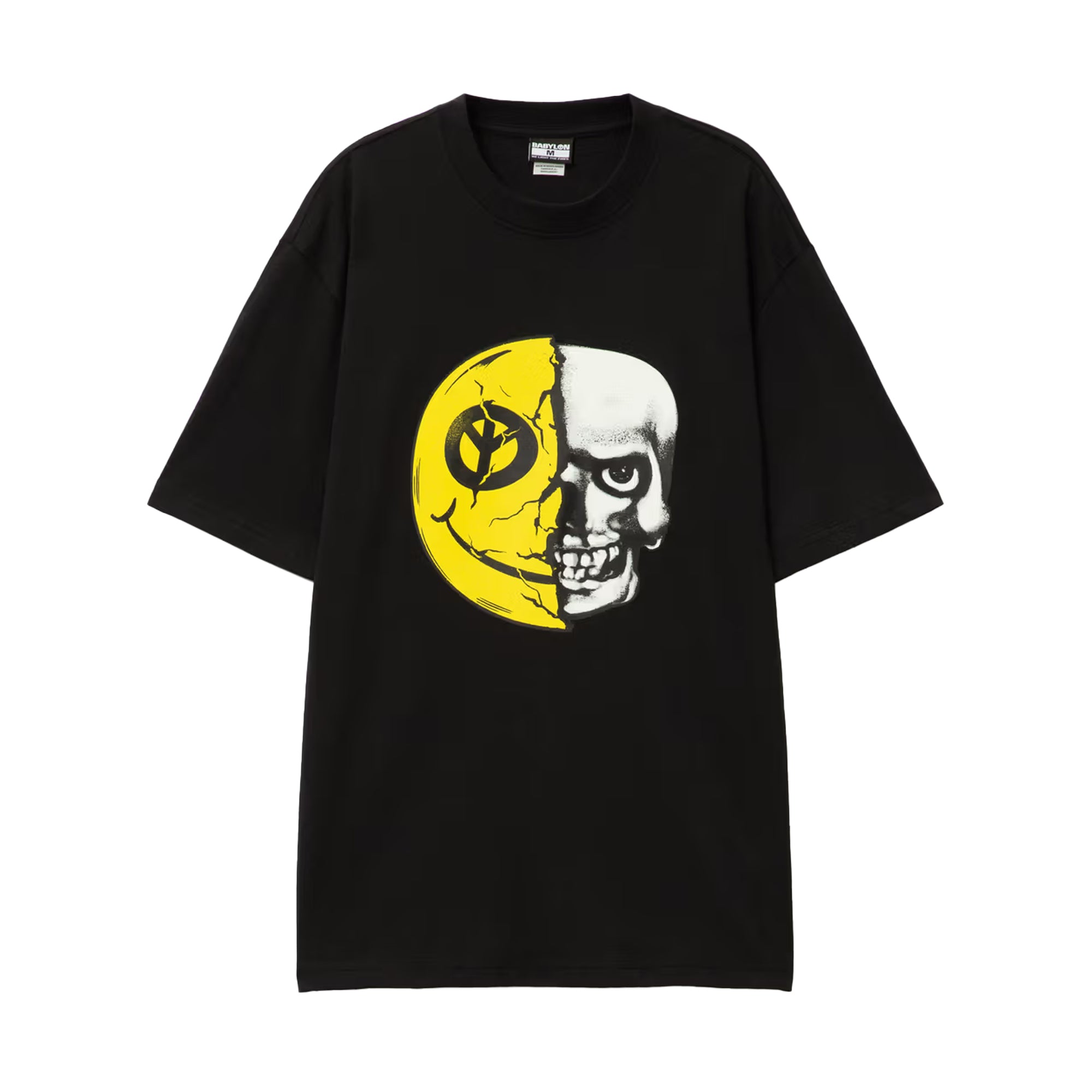 Babylon LA Happy Face T-Shirt Black