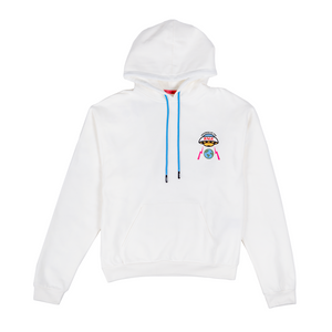 Members of The Rage Hero Logo Hoodie Star White