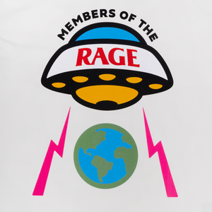 Members of The Rage Hero Logo T-Shirt Star White