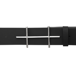 Heliot Emil H Belt Leather Black