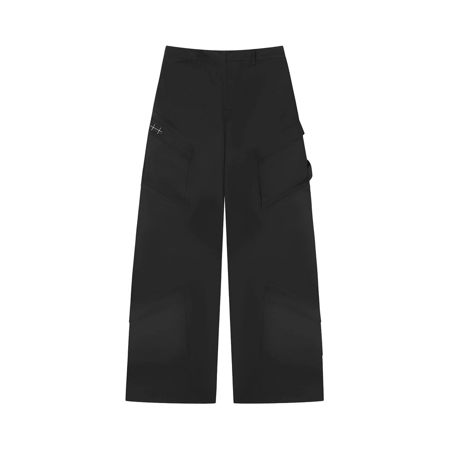 Heliot Emil Cellulae Cargo Trousers Black