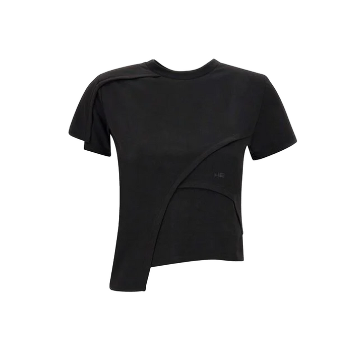 Heliot Emil Deconstructed T-Shirt Black