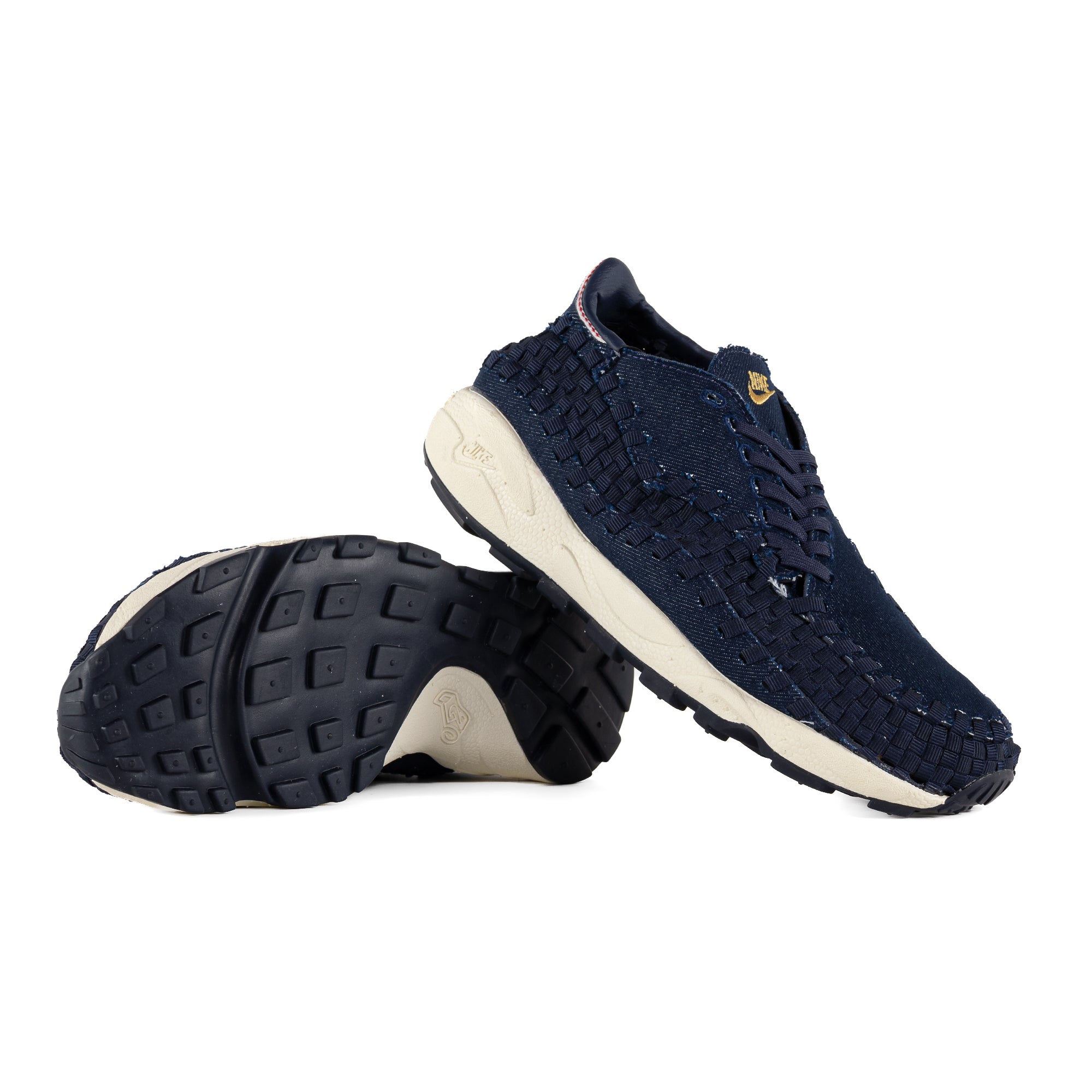 Nike Women's Air Footscape Woven Denim/Wheat Gold/Obsidian/Coconut Milk HF1759-400