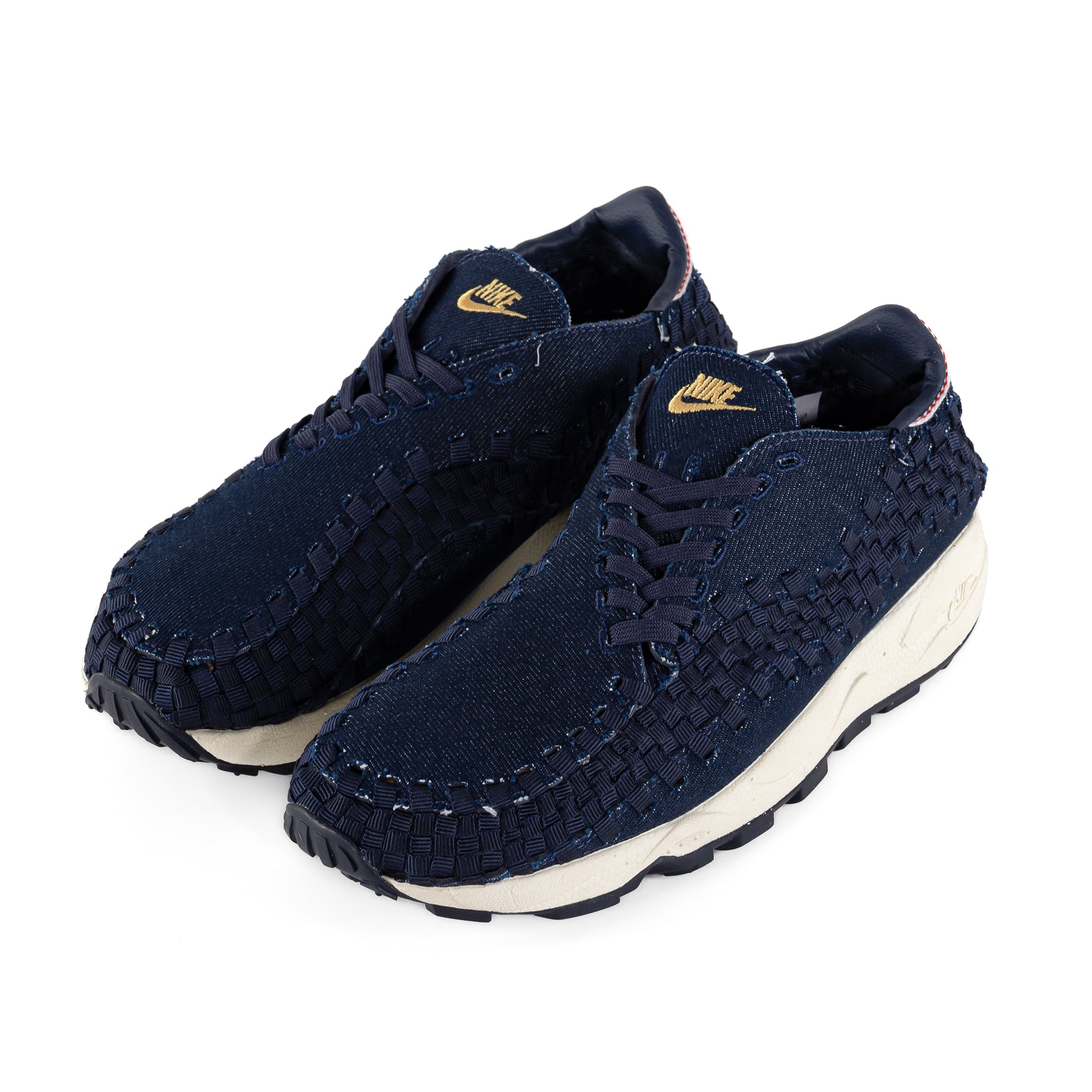 Nike Women's Air Footscape Woven Denim/Wheat Gold/Obsidian/Coconut Milk HF1759-400