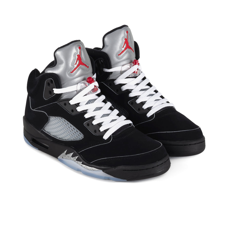 Nike Air Jordan 5 Retro OG Black/White/Metallic Silver/Fire Red HF3975-001