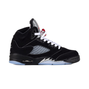 Nike Air Jordan 5 Retro OG (GS) Black/White/Metallic Silver/Fire Red HF3976-001