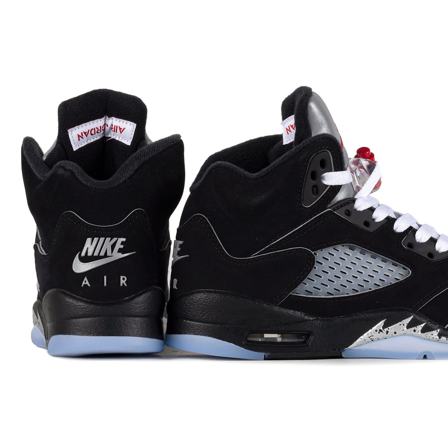 Nike Air Jordan 5 Retro OG (GS) Black/White/Metallic Silver/Fire Red HF3976-001