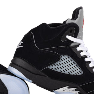 Nike Air Jordan 5 Retro OG (PS) Black/White/Metallic Silver/Fire Red HF3978-001