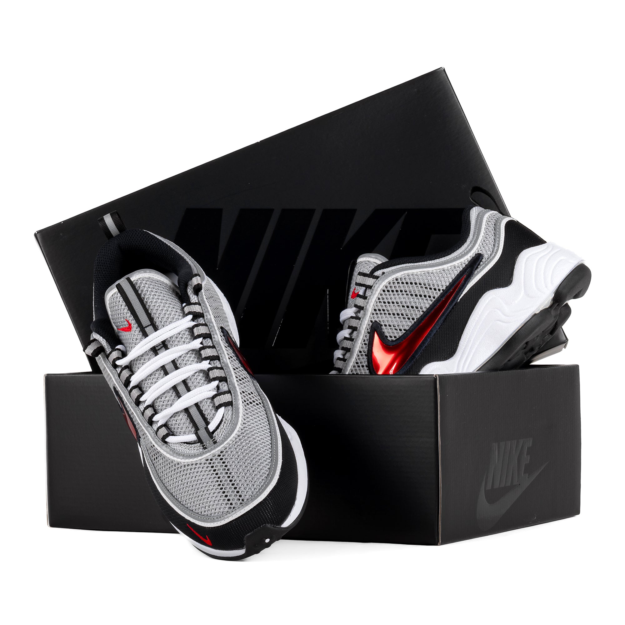 Nike Air Zoom Spiridon SP Metallic Silver/Sport Red/Black/White HF9117-001