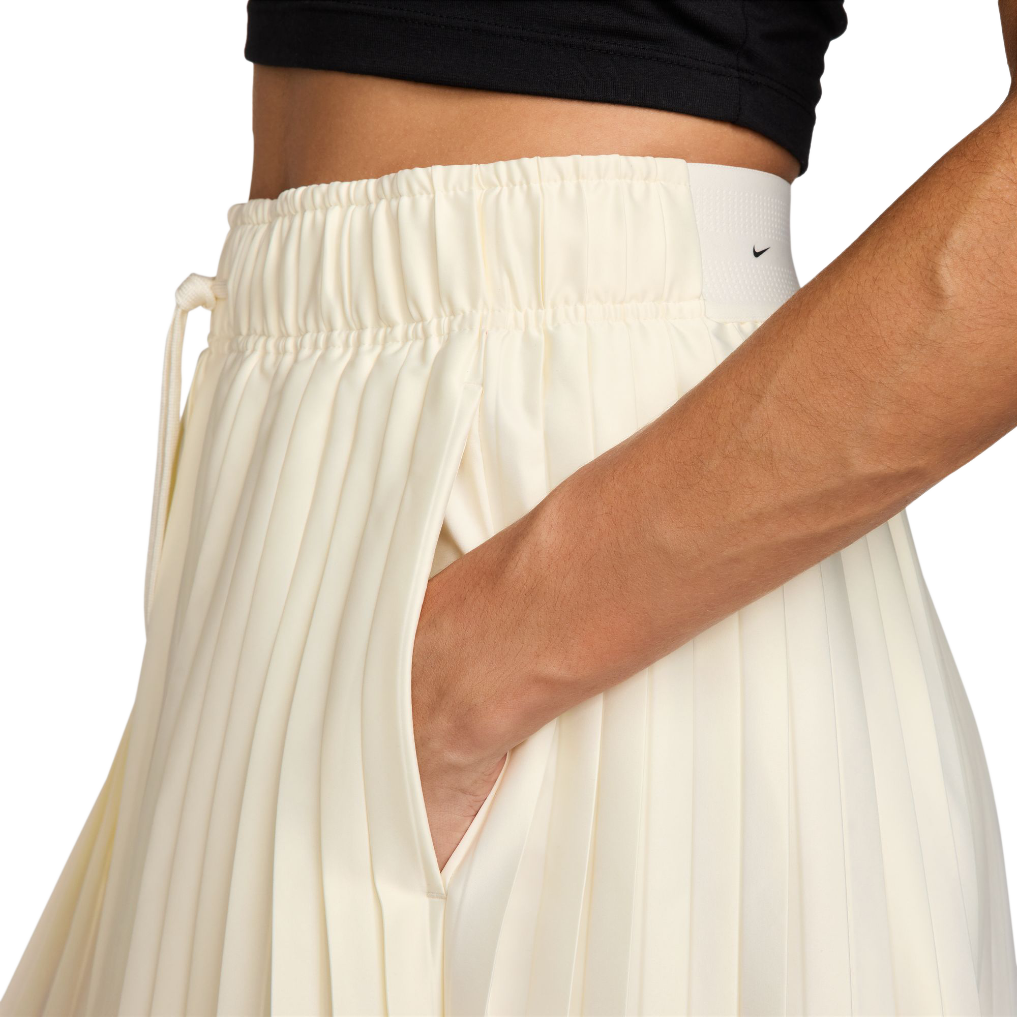 Nike Women's Sportswear Collection Pleated Track Pants Sail/Black HJ0520-133