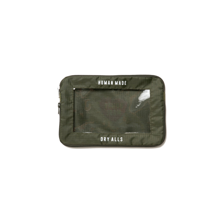 Human Made Card Case Olive Drab HM25GD049