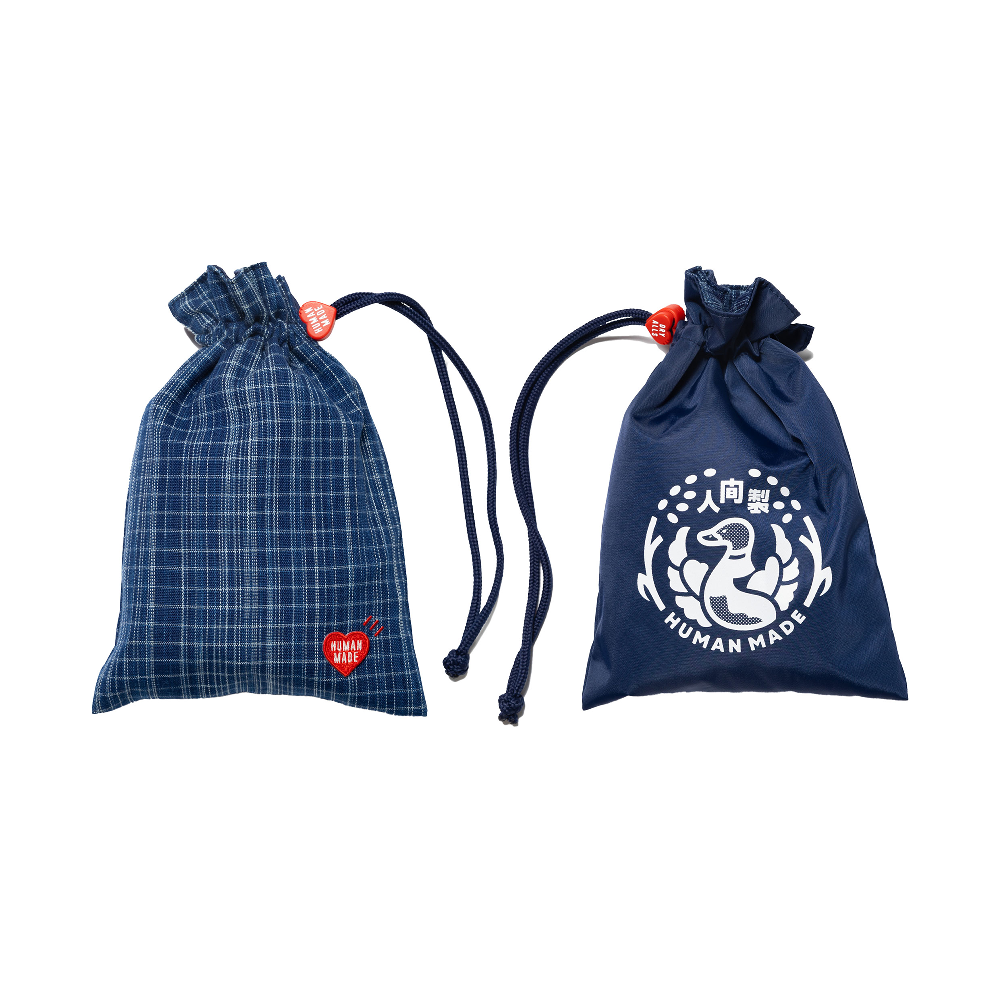 Human Made | Drawstring Bag | Indigo | HM25GD151 – Laced