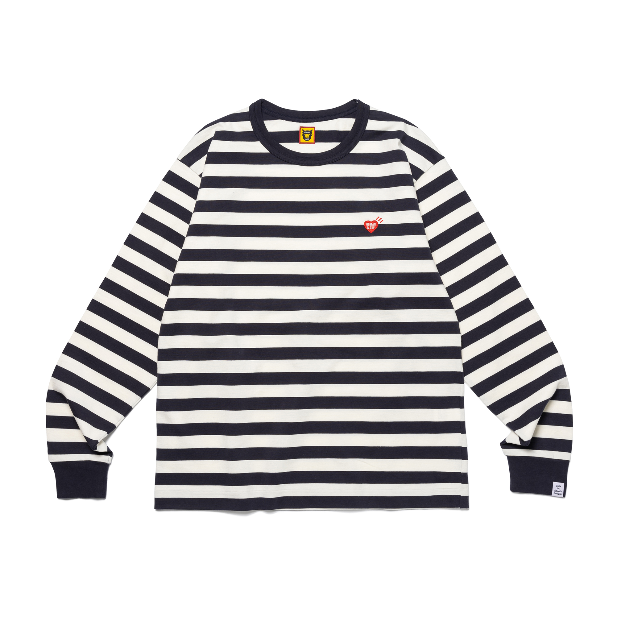 Human Made | Striped L/S T-Shirt | Navy | HM26CS014 – Laced