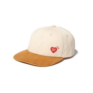 Human Made 6 Panel Twill Cap White HM26GD009