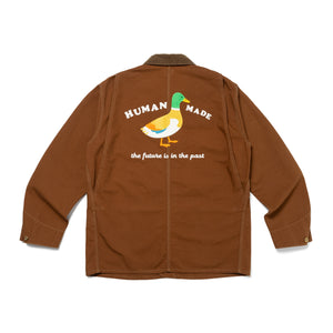 Human Made Duck Coverall Jacket Brown HM26JK011