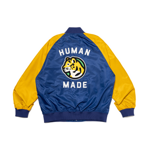 Human Made Nylon Stadium Jacket Blue HM26JK014